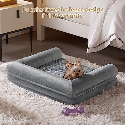 BFPETHOME Orthopedic Washable Large Dog Bed for Senior Dog Comfy Sleep