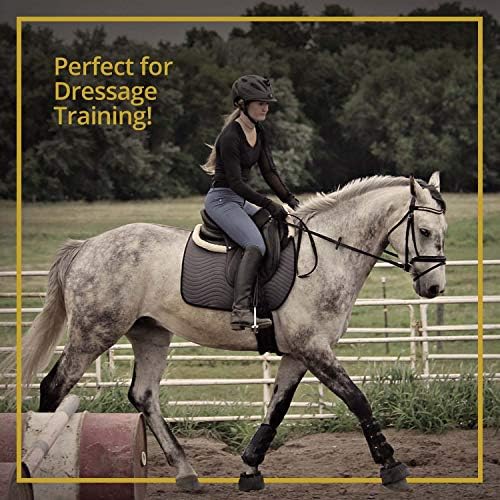 Kavallerie Classic Tendon Boots, Impact-Absorbing Material, Breathable & Evenly Distribute Pressure, Protect Tendon and Ligaments, Anti-Slip, Anti- Sore and Moisture Repellant Show Jumping Boots