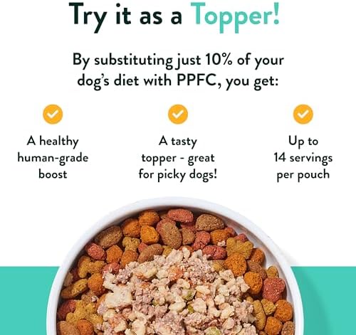 Portland Pet Food Company Fresh, Human Grade Dog Food Topper & Meal 8 Pack