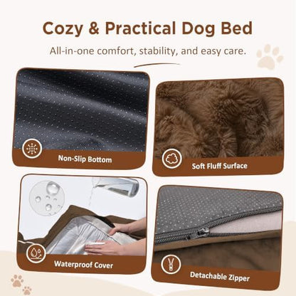 Comfort Expression Waterproof Orthopedic Dog Beds for Large Sized Dog