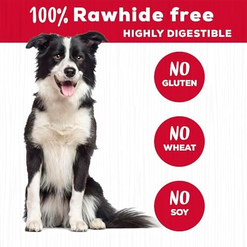 Country Kitchen Rawhide Free Beef Rings Dog Chews,Made with Real Beef,Highly Digestible,Gluten Free,7 Count (Pack of 2)