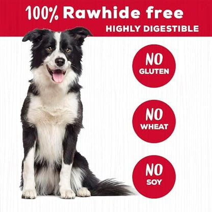 Country Kitchen Rawhide Free Beef Rings Dog Chews,Made with Real Beef,Highly Digestible,Gluten Free,7 Count (Pack of 2)