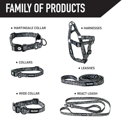 Wolfgang Heavy Duty Adjustable Dog Harness, Pull-Tested to Over 800 lbs for Walking & Training, WolfMountain Print, Extra Large