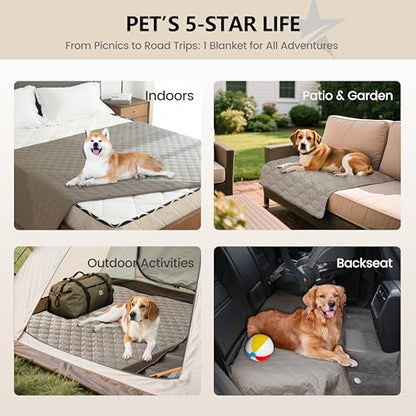 gogobunny Waterproof Blanket, Couch Covers for Dogs, Reversible Protector
