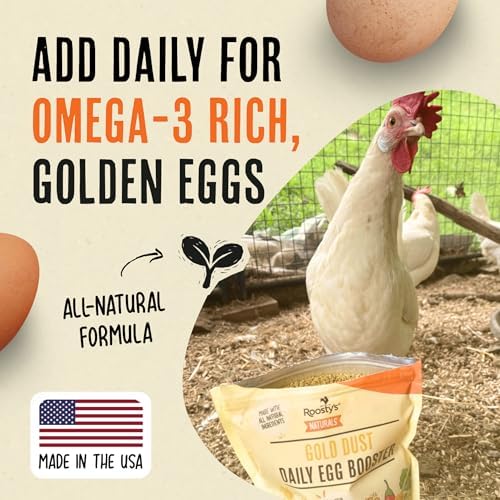 Roosty's Gold Dust Daily Egg Booster Chicken Supplement, 16oz