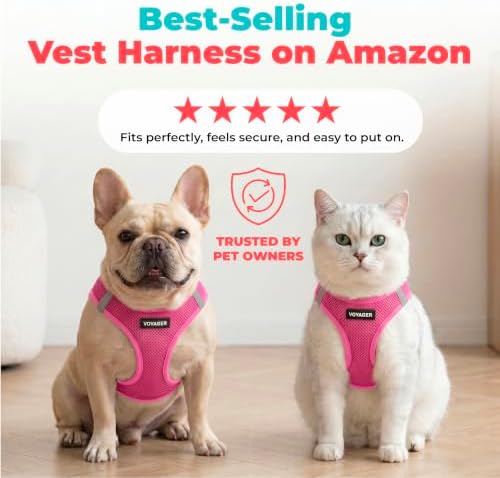 Voyager Step-in Air Dog Vest Harness - Fuchsia, XX-Small