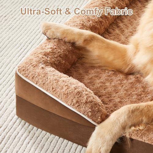 WNPETHOME Orthopedic Washable XXL Dog Bed for Senior Dog Cozy Sleep