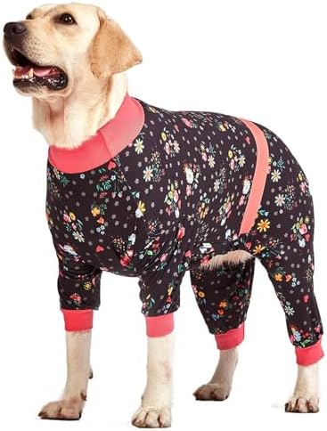 LovinPet Large Dog Pajamas, Dog Jammies, Pet Pajamas, Nighttime Print, 2XL