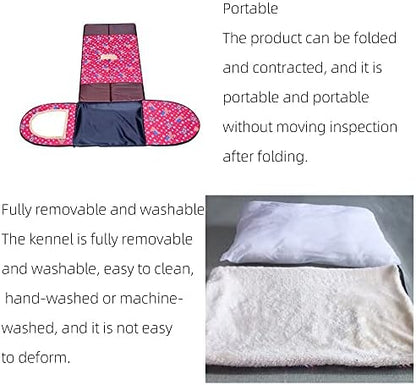 Pet Bed，Warm Cave Nest，Small Pet Animals Bed，Cozy Pet Bed，Pet Self Warming Beds，Cat Bed, Detachable semi-Enclosed Dual Purpose pet Bed, Warm Winter pet Litter, cat House。