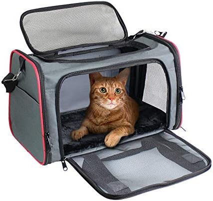 Soft-Sided Kennel Pet Carrier, Airline Approved Travel Handbag