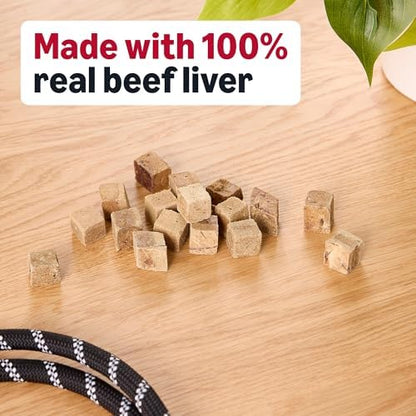 Amazon Basics Freeze-Dried Raw Single Ingredient Dog Treats (Previously Wag), Beef Liver, High Protein, Grain-Free, 3.3 Ounce, Packaging May Vary (Pack of 2)
