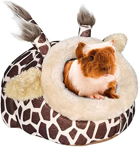 LEFTSTARER Guinea Pig Rat Bed and Hideout for Ferret Hedgehog Sleep and Hide, Hamster Small Pet Animals Supplies Toy Cage Accessories Nest