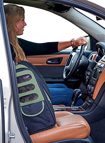 Pet Gear I-GO2 Roller Backpack, Travel Carrier, Car Seat for Cats/Dogs, Mesh Ventilation, Included Tether, Telescoping Handle, Storage Pouch, 2 Models, Available 12 Colors