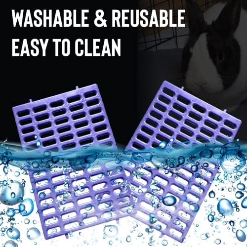 Saguaro Acres Rabbit and Small Animal Cage Resting Mat for Wire Floored Cages (Purple)