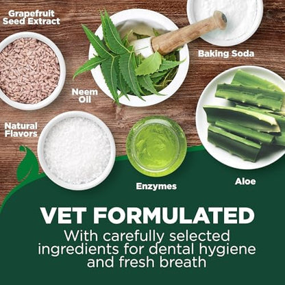 Vet's Best Dog Toothpaste & Toothbrush Dental Care Kit, With Brush 3.5 oz