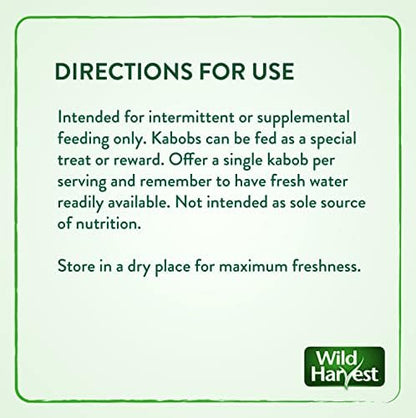 Wild Harvest Fruit Kabobs, 6 Count, for Pet Rabbits, Guinea Pigs, Hamsters, Gerbils, Mice and Rats