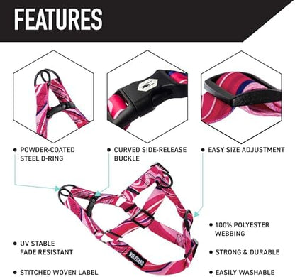 Wolfgang Venture Dog Harness MarbleSwirl Print X-Large