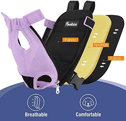 Pawaboo Pet Front Carrier Backpack for Small Medium Dogs