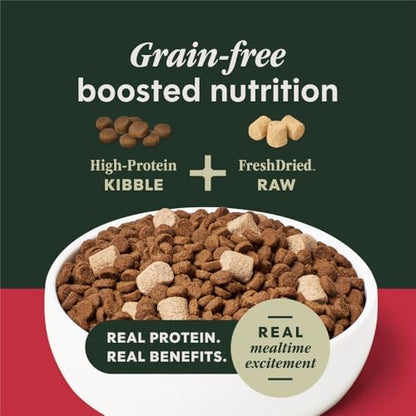 Instinct RawBoost, Dry Dog Food + Freeze Dried, Real Beef, 10 lb. Bag