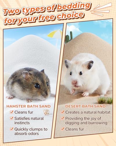 18oz Hamster Sand, Low-Dust Potty Litter
