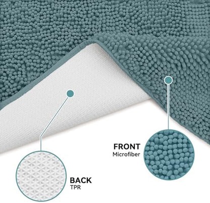 Bcoimo Super Absorbent Dog Door Mat, 36"*24" Anti Slip Mat for Muddy Paws