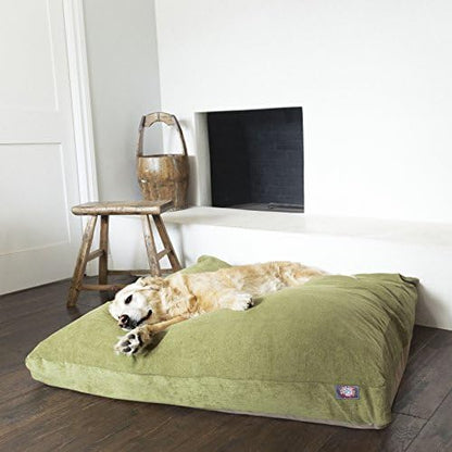 Majestic Pet Rectangular Dog Bed, X-Large, 50x42x5 in, Washable, Marine