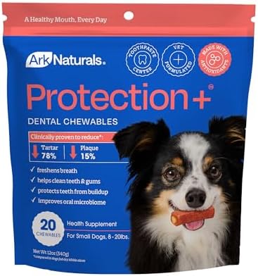 Ark Naturals Protection+ Brushless Toothpaste Chews - Small Breeds (20 ct)