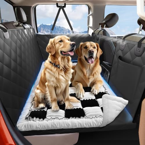 Dog Bed for Car Back Seat, Non-Slip Backseat Pet Mat XL, 59”X27.5”
