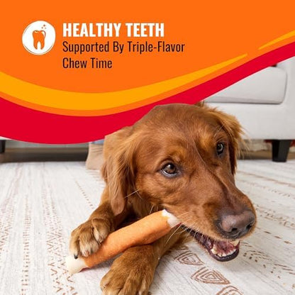 Good 'n' Fun Ribs Long-Lasting Dog Treat Made With Real Protein, 12 oz