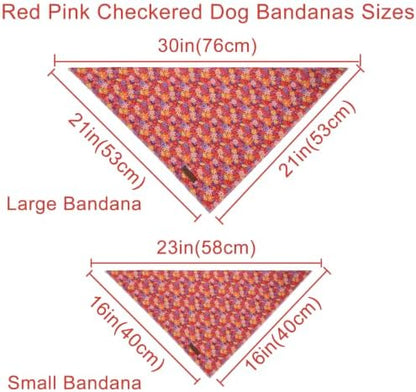Fall Dog Collar-Fall Floral Dog Bandana- Cute Fall Leaves Dog Bandanas Adjustable Dogs Collar for Small Medium Large Dogs