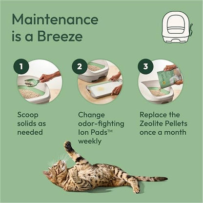 Purina Tidy Cats Breeze Covered Cat Litter Box System Kit