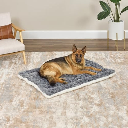 MidWest Homes for Pets Reversible Pet Bed; Machine Washable; Great for Extra Large Dog Breeds; Spotted Gray; 48"; 40248-FVGYS