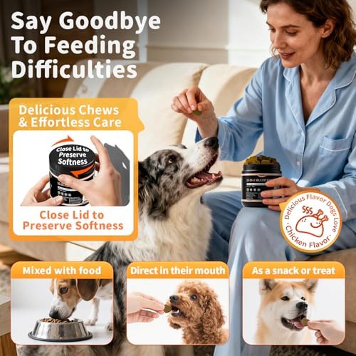 25-in-1 Dog Multivitamin Chews – Daily Vitamins & Supplements for Dogs