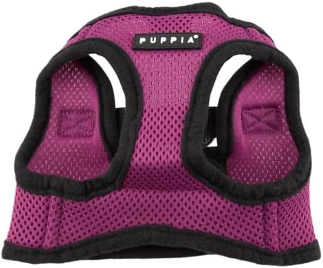 PUPPIA International Harness Soft B Vest, Medium, Purple