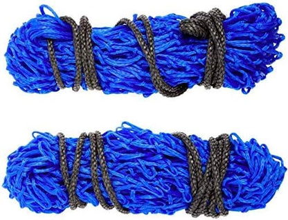 Majestic Ally 2 pcs Ultra Slow Feed 1.5"x1.5" Holes 40” Hay Net for Horses and livestocks (Royal Blue)