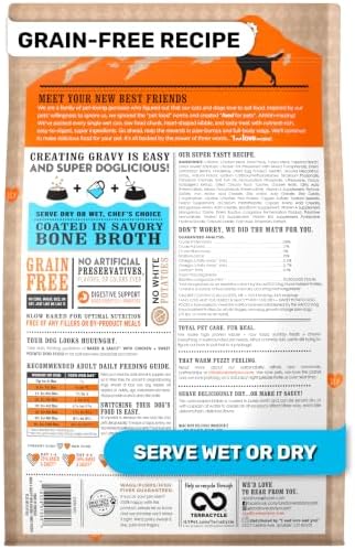 I AND LOVE AND YOU Baked and Saucy Dry Dog Food - Chicken + Sweet Potato - Prebiotic + Probiotic, Real Meat, Grain Free, No Fillers, 10.25lb Bag