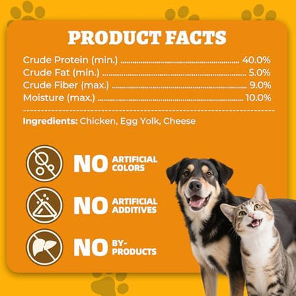 Wellix Freeze Dried Cheese Dog & Cat Food Toppers, 7.05oz