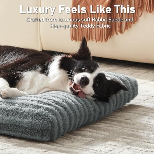 FURTIME Washable XXL Dog Bed for Extra Large Dogs, Giant Dog Crate Beds