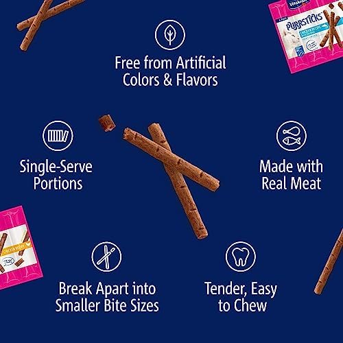 Vitakraft PurrSticks Chicken Recipe with Salmon Cat Treats