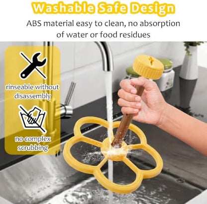 Washable Bird Spinning Perch Toy, with 1.8'' Washer Fit Most Cages