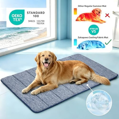 Dog Cooling Mat for Large Dogs, 47"x29" Memory Foam Pet Pad