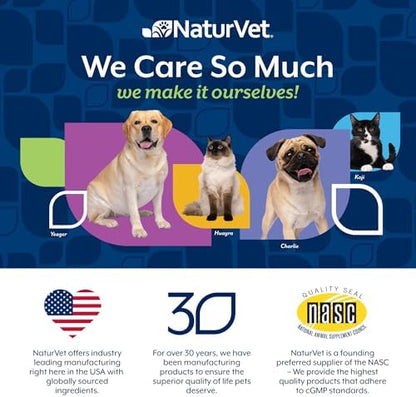 NaturVet Digestive Enzymes with Pre & Probiotic for Dogs & Cats- 1lb Powder