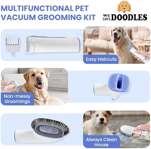 Dog Grooming Vacuum, Professional Use & Home Pet Grooming Vacuum for Dogs