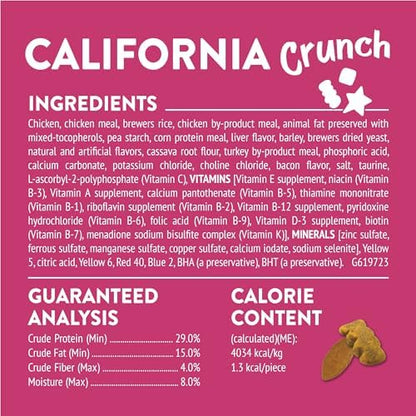Friskies Purina Made in USA Facilities Cat Treats, Party Mix California Crunch with Chicken - 6 oz. Pouch