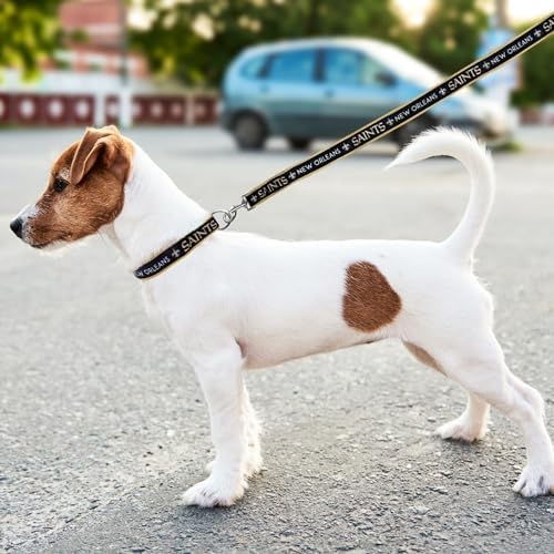 Pets First NFL New Orleans Saints Licensed PET COLLAR, Extra Large - Heavy-Duty, Strong, and Durable Dog Collar. Available in 31 Football Teams and 4 Sizes