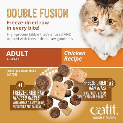 Catit Recipes Double Fusion Adult Cat Food - 4 lb