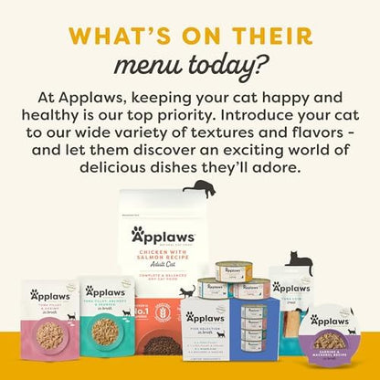 Applaws Chicken Puree Lickable Cat Treats 24-Pack 0.5 oz Sachets