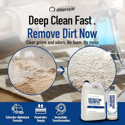 Nanoskin EXTRACTOR SHAMPOO for Low Foaming Carpet Cleaner, 55 Gallon