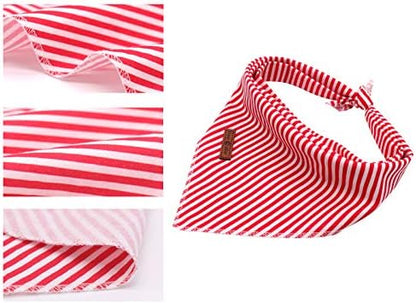 Lionet Paws Dog Bandana for Small Medium Large Dogs, Cat Dogs Kerchief Triangle Bibs Scarf for Girl or Boy