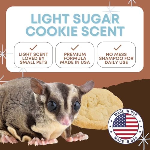 Atlantic Rush Waterless Shampoo for Small Pets- 8oz Spray (Sugar Cookie)